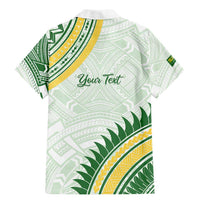 Personalised Samoa Ua Potopoto Family Matching Mermaid Dress and Hawaiian Shirt SUP Est 2025 Samoan Pattern - Polynesian Pride