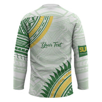 Personalised Samoa Ua Potopoto Hockey Jersey SUP Est 2025 Samoan Pattern - Polynesian Pride