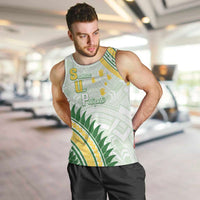 Personalised Samoa Ua Potopoto Men Tank Top SUP Est 2025 Samoan Pattern - Polynesian Pride