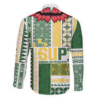 Samoa Uniting Party Family Matching Summer Maxi Dress and Hawaiian Shirt SUP Est 2025 Siapo Pattern - Polynesian Pride