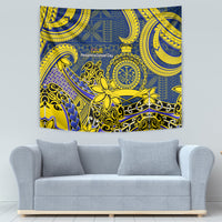 Niue Peniamina Gospel Day Tapestry Unique Niean Hiapo LT14 - Polynesian Pride