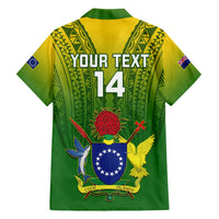 Custom Cook Islands Rugby Family Matching Summer Maxi Dress and Hawaiian Shirt Pacific 2023 Go The Kukis LT14 - Polynesian Pride