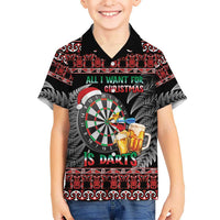 All I Want For Christmas Is Darts New Zealand Hawaiian Shirt LT14 - Polynesian Pride