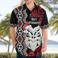 Personalised New Zealand Christmas Hawaiian Shirt Meri Kirihimete Maori Wheku - Taniko Art LT14 - Polynesian Pride