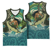 Aotearoa Tangaroa Atua Basketball Jersey New Zealand God Of The Ocean LT14 - Polynesian Pride