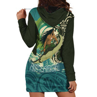 Aotearoa Tangaroa Atua Hoodie Dress New Zealand God Of The Ocean