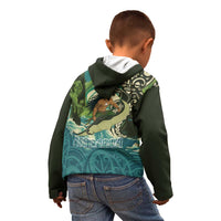 Aotearoa Tangaroa Atua Kid Hoodie New Zealand God Of The Ocean LT14 - Polynesian Pride
