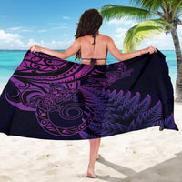 New Zealand Lizard Sarong Silver Fern Aotearoa Maori Purple Version LT14 - Polynesian Pride