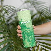Aloha Hawaii Molokai Island Skinny Tumbler Hibiscus Tribal Honu Hawaiian Tattoo Green LT14 - Polynesian Pride