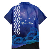 Personalised Matariki New Zealand Family Matching Off Shoulder Maxi Dress and Hawaiian Shirt Maori New Year Galaxy Koru Pattern LT14 - Polynesian Pride