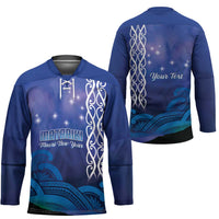 Personalised Matariki New Zealand Hockey Jersey Maori New Year Galaxy Koru Pattern LT14 - Polynesian Pride