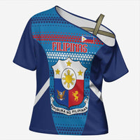 Philippines Football 2026 Cross Shoulder Shirt Come On Filipinas