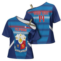 Philippines Football 2026 Cross Shoulder Shirt Come On Filipinas
