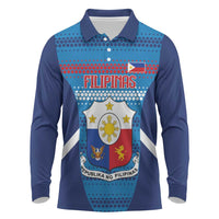Philippines Football 2026 Long Sleeve Polo Shirt Come On Filipinas