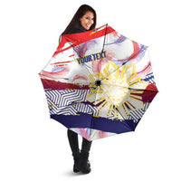 Philippines Sun Tattoo Umbrella Feathers Filipinas Grunge Style White
