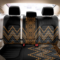 Gold Aotearoa Mangopare Kowhaiwhai and Niho Taniwha Back Car Seat Cover Maori New Zealand LT14 - Polynesian Pride
