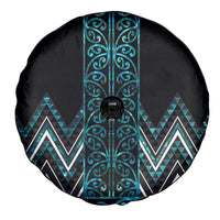 Paua Shell Aotearoa Mangopare Kowhaiwhai and Niho Taniwha Spare Tire Cover Maori New Zealand LT14 - Polynesian Pride