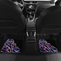 Personalised New Zealand Darts Car Mats Ngutukaka Manaia Taniko Luxury Purple - Polynesian Pride
