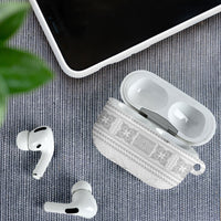 Samoa White Sunday AirPods Case Lotu Tamaiti Samoan Siapo Teuila Flowers LT14 - Polynesian Pride
