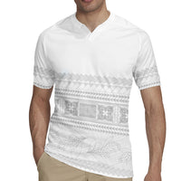 Samoa White Sunday Rugby Jersey Lotu Tamaiti Samoan Siapo Teuila Flowers LT14 - Polynesian Pride