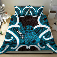 Kikorangi Aotearoa Atua Tumatauenga Personalised Bedding Set Maori God Of War Tiki With Taiaha LT14 - Polynesian Pride