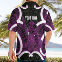 Waiporoporo Aotearoa Atua Tumatauenga Personalised Hawaiian Shirt Maori God Of War Tiki With Taiaha
