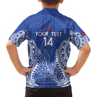 Custom Manu Samoa Rugby 2024 Family Matching Summer Maxi Dress and Hawaiian Shirt Go Champions Samoan Tattoo LT14 - Polynesian Pride