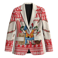 Hawaii Christmas Six Seven Blazer Mele Kalikimaka Funny Santa 67 Gen Alpha Slang - Polynesian Pride