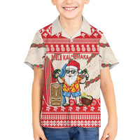 Hawaii Christmas Six Seven Hawaiian Shirt Mele Kalikimaka Funny Santa 67 Gen Alpha Slang - Polynesian Pride