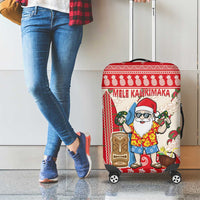 Hawaii Christmas Six Seven Luggage Cover Mele Kalikimaka Funny Santa 67 Gen Alpha Slang - Polynesian Pride