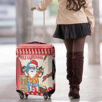 Hawaii Christmas Six Seven Luggage Cover Mele Kalikimaka Funny Santa 67 Gen Alpha Slang - Polynesian Pride