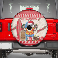 Hawaii Christmas Six Seven Spare Tire Cover Mele Kalikimaka Funny Santa 67 Gen Alpha Slang LT14 - Polynesian Pride