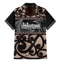 Kia Ora New Zealand Family Matching Mermaid Dress and Hawaiian Shirt Aotearoa Proud Maori With Silver Fern LT14 - Polynesian Pride