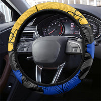 Nauru Independence Day Steering Wheel Cover Repubrikin Naoero Polynesian Pattern LT14 - Polynesian Pride
