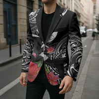 Hawaii Iwa Bird Blazer Great Frigatebird Kanaka Tropical Flowers LT14 - Polynesian Pride
