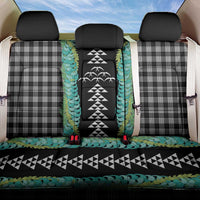 Black Palaka Hawaii Iwa Bird Back Car Seat Cover Hawaiian Kakau Jade Vine Lei LT14 One Size Black - Polynesian Pride