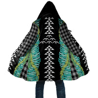 Black Palaka Hawaii Iwa Bird Cloak Hawaiian Kakau Jade Vine Lei LT14 Unisex Black - Polynesian Pride