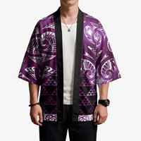 Matariki New Zealand Kimono NZ Niho Taniwha Maori New Year Purple Galaxy