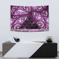 Matariki New Zealand Tapestry NZ Niho Taniwha Maori New Year Purple Galaxy