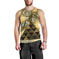 Matariki New Zealand Men Tank Top NZ Niho Taniwha Maori New Year Yellow Galaxy