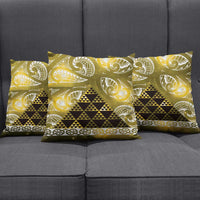 Matariki New Zealand Pillow Cover NZ Niho Taniwha Maori New Year Yellow Galaxy