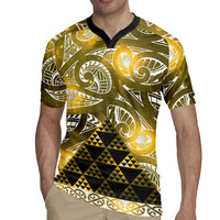 Matariki New Zealand Rugby Jersey NZ Niho Taniwha Maori New Year Yellow Galaxy