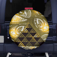 Matariki New Zealand Spare Tire Cover NZ Niho Taniwha Maori New Year Yellow Galaxy
