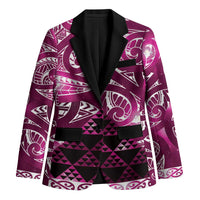 Matariki New Zealand Blazer NZ Niho Taniwha Maori New Year Pink Galaxy