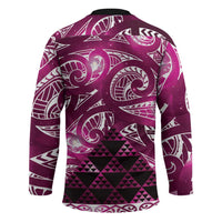 Matariki New Zealand Hockey Jersey NZ Niho Taniwha Maori New Year Pink Galaxy