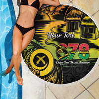 Personalised Vanuatu 678 Beach Blanket Proud To Be A Ni-Van