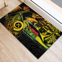 Personalised Vanuatu 678 Rubber Doormat Proud To Be A Ni-Van