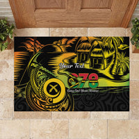 Personalised Vanuatu 678 Rubber Doormat Proud To Be A Ni-Van