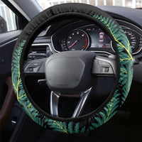 New Zealand Kakapo Steering Wheel Cover Aotearoa Fern With Manuka
