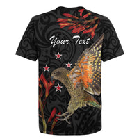 Personalised New Zealand Kea Rugby Jersey Nestor Notabilis With Harakeke Maori Pattern LT14 - Polynesian Pride